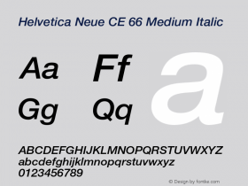 Helvetica Neue CE 66