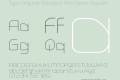 Typo Angular Rounded Thin Demo