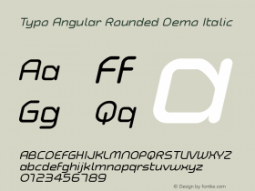 Typo Angular Rounded Demo