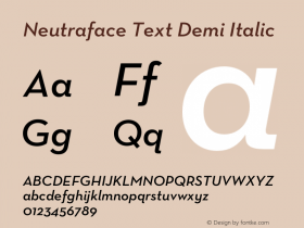 Neutraface Text