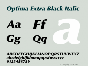 Optima Extra Black