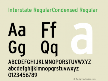 Interstate RegularCondensed