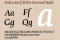 Fedra Serif B Pro