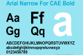 Arial Narrow For CAE