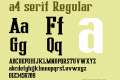 a4 serif