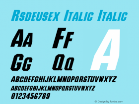 Rsdeusex Italic