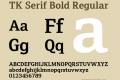 TK Serif Bold