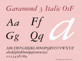 Garamond 3