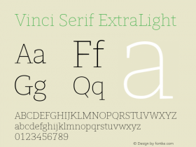 Vinci Serif