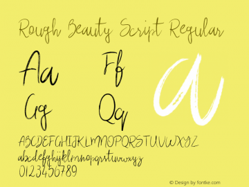 Rough Beauty Script