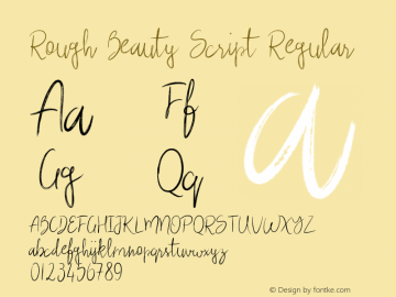 Rough Beauty Script