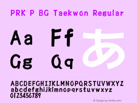 PRK P BG Taekwon