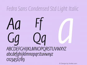 Fedra Sans Condensed Std