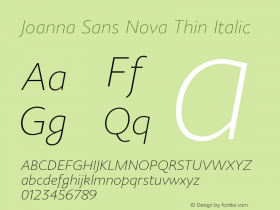 Joanna Sans Nova