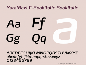 YaraMaxLF-BookItalic