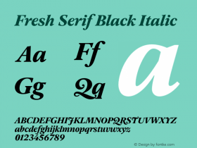 Fresh Serif