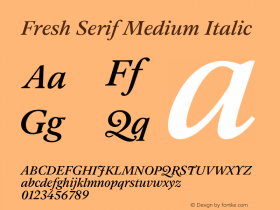 Fresh Serif