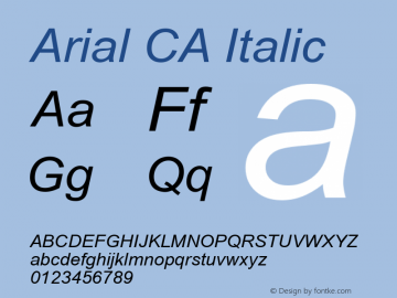 Arial CA