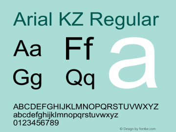 Arial KZ