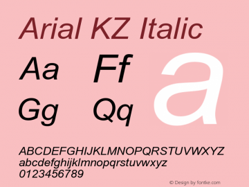 Arial KZ