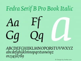 Fedra Serif B Pro