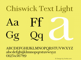 Chiswick Text