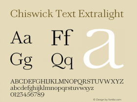 Chiswick Text