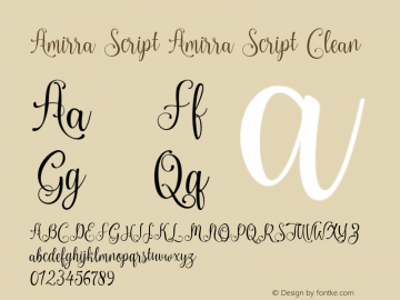 Amirra Script