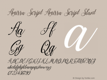 Amirra Script