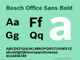 Bosch Office Sans