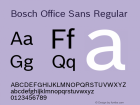 Bosch Office Sans