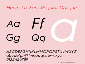 Electrolux Sans