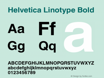 Helvetica Linotype