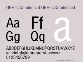 OBHelvCondensed