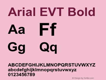 Arial EVT