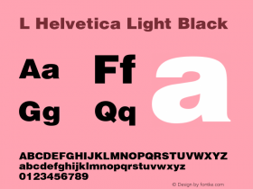 L Helvetica Light