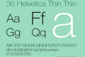 35 Helvetica Thin