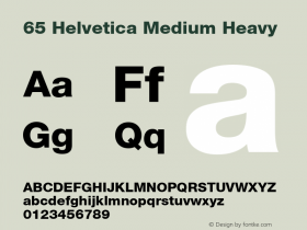 65 Helvetica Medium