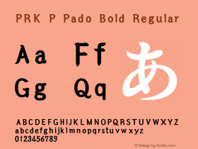 PRK P Pado Bold