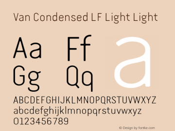 Van Condensed LF Light