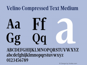 Velino Compressed Text