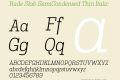 Rude Slab SemiCondensed