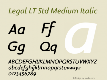 Legal LT Std