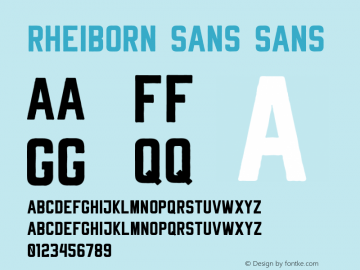 Rheiborn Sans