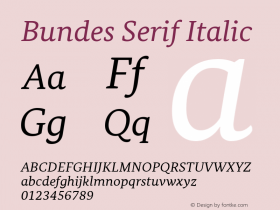 Bundes Serif