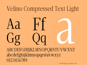 Velino Compressed Text