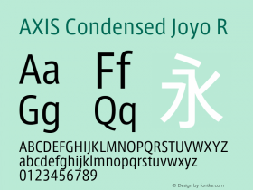 AXIS Condensed Joyo