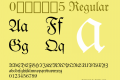 0哥特式字体5