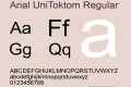 Arial UniToktom