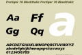 Frutiger 76 BlackItalic